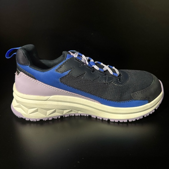 NWT Cat Streamline Women’s 6.5 Composite Toe Safety Shoe in Total Eclipse/Lilac - Picture 12 of 13